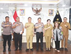 Caroll-Sendy Audiensi Bersama Kapolda Sulut Terkait Pengamanan TIFF di Tomohon