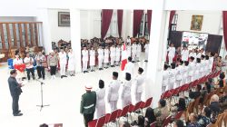 Walikota Caroll Senduk Kukuhkan 36 Anggota Paskibraka Kota Tomohon 2026