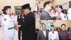 Putri Wali Kota Tomohon, Eirene Senduk Dikukuhkan sebagai Paskibraka Sulut 2026