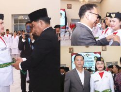 Putri Wali Kota Tomohon, Eirene Senduk Dikukuhkan sebagai Paskibraka Sulut 2026