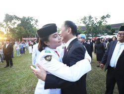 Jadi Inspirasi Generasi Muda, Eirine Senduk Sukses Jalankan Tugas Paskibraka Sulut