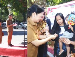 Pemkot Tomohon Gelar Apel Kerja Awal Bulan September, Dirangkaikan Launching Kemoprofilaksis Kusta