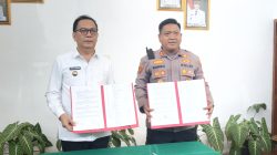 Kapolres Tomohon dan Wali Kota Tomohon Teken MoU Tentang Penyelenggaraan Pelayanan Publik