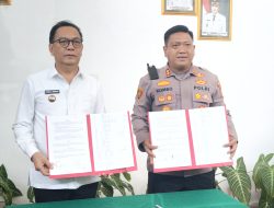 Kapolres Tomohon dan Wali Kota Tomohon Teken MoU Tentang Penyelenggaraan Pelayanan Publik