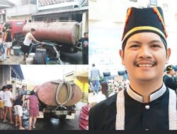 Kemarau Panjang, Karelheinz Senduk Salurkan Air Bersih untuk Warga Tinoor Raya