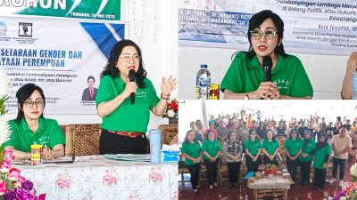 KIAD DPRD Sulut Gelar Sosialisasi Kesetaraan Gender dan Pemberdayaan Perempuan di Kelurahan Pinaras