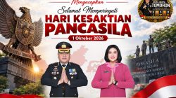 Polres Tomohon Peringati Hari Kesaktian Pancasila 2026: Pancasila Jiwa Pemersatu Bangsa Menuju Indonesia Maju