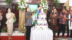 Hadiri Syukuran HUT ke-13 GMIM Kakaskasen Eben Haezer, Caroll Senduk Gaungkan Pesan Aksi Nyata Peduli Lingkungan