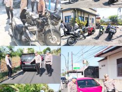 Tegakkan Disiplin, 12 Kendaraan Anggota Polres Tomohon Ditindak Propam dan Lantas