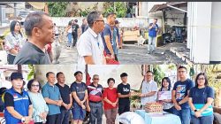 Wujud Nyata Kepedulian Caroll-Sendy, Pemkot Tomohon Salurkan Bantuan dan Uang Duka di Woloan Satu Utara