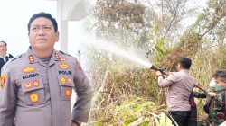 Gunung Lokon Membara, Kapolres Tomohon Novrial Kombo Tegaskan: Stop Pembakaran Lahan Sembarangan