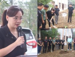 Lewat Gerakan Jumat Sehati Jumpa Berlian, Wawali Sendy Rumajar Tanam Pohon Integritas Bersama Bawaslu RI